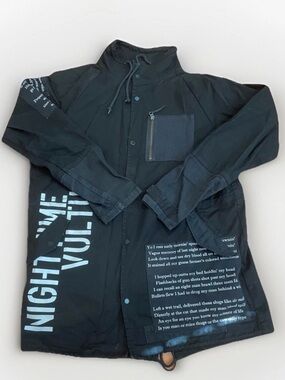 Rare Crooks & Castles Jacket Mobb Deep Night Vultures Size Large Black Hip Hop